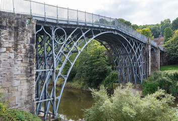 Iron Bridge over the River Severn, Shropshire, England