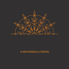 A New Stylish Luxurious Mandala Design