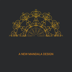 A New Stylish Luxurious Mandala Design