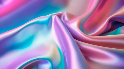 Obraz premium Silk texture fabric with shiny look,