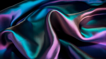 Fototapeta na wymiar Silk texture fabric with shiny look,