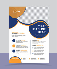 a4 poster template design, corporate business flyer template design, proposals template design