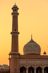 Jama Masjid is one of the largest Indian mosques, built by mughal, located in New Delhi, India