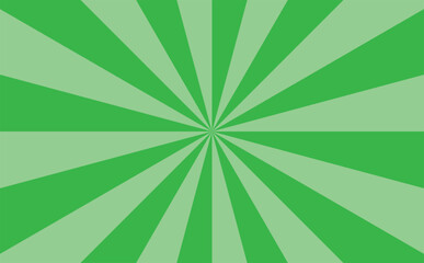 緑色の放射線状の背景