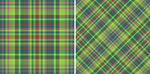 Check background pattern. Vector tartan plaid. Seamless texture fabric textile.