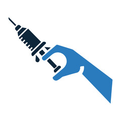 Injecting, injection, intravenous, syringe, vaccine icon