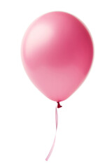 Big helium inflatable latex balloon isolated on white background. Generative AI