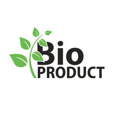 Fototapeta premium Eco product friendly logo design