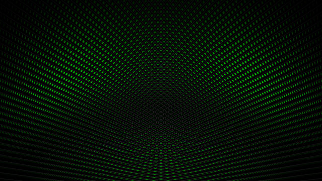 Hintergrund - schwarzes Material und grünes Leuchten