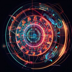Obraz premium Hadron Collider 