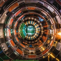 Obraz premium Hadron Collider . 