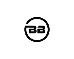 BB Logo Design vector template