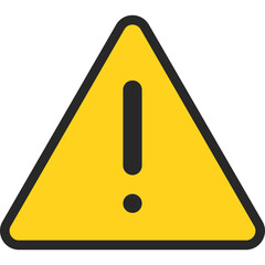 Attention sign icon, Traffic sign vector illustration © lukpedclub