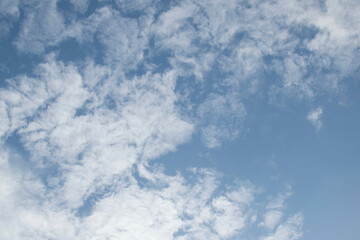 blue sky with clouds