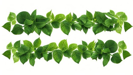 As an ecology idea wallpaper, a green natural scene. Generative AI.