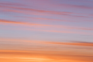 soft sky background at dawn