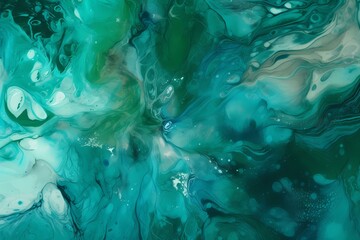 A close up of some water Generative AI