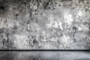 A white wall with a black border Generative AI