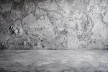 A wall covered in snow Generative AI