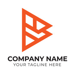 Professional corporate creative modern minimalist abstract business logo design template