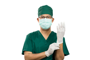 healthcare, profession and medicine concept - happy smiling doctor or male nurse in uniform