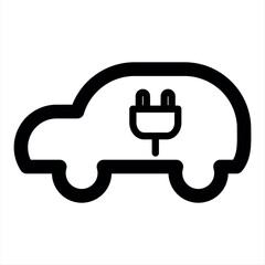 Eco car icon