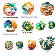 Amazing and Classy Earth Logos
Amazing and classy Business Logo 
Save the Earth 