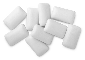 Chewing or bubble gum isolated on transparent background