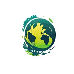 Fototapeta na wymiar Amazing and Classy Earth Logos Amazing and classy Business Logo Save the Earth 