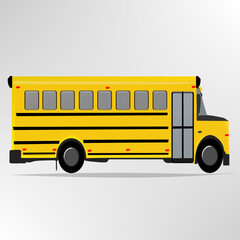Vector Illustration of School bus.