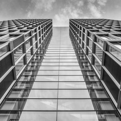 temporary architecture - glas facade