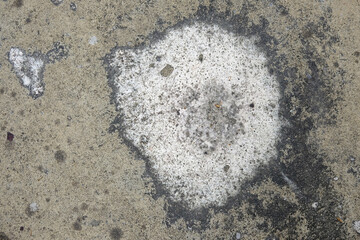 abstract form on the surface of floor