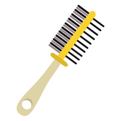 Comb for fur of animals, cats, dogs, animal care.