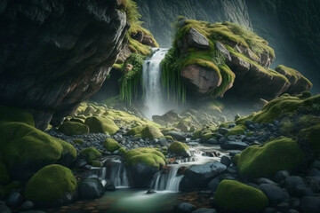 waterfall in the forest