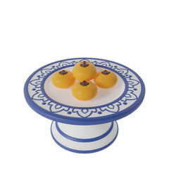 Thai Dessert 3d Illustration