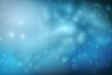 abstract blue background with bokeh create with ia
