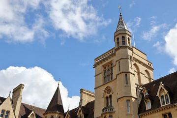 Obraz premium Front Quad building of the Balliol College at the Oxford University