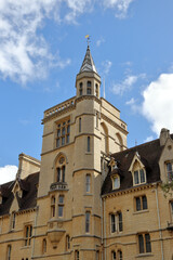Fototapeta na wymiar Front Quad building of the Balliol College at the Oxford University