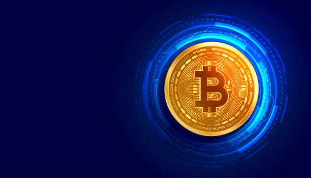 cryptocurrency bitcoin golden coin with digital circuit lines background <a href="https://it.freepik.com/vettori-gratuito/moneta-d-oro-bitcoin-di-criptovaluta-con-sfondo-di-linee-di-circuito-digitale_
