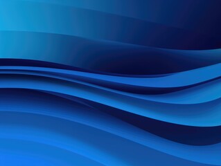 Fototapeta premium Blue waves abstract background, liquid art pattern. Generative AI