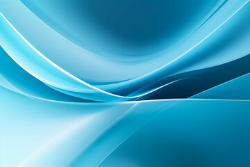 Elegant blue wave pattern abstract background
