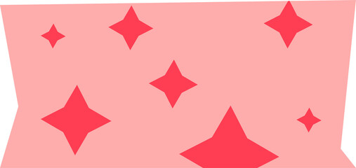 cute scotch paper sticker for scrapbook in pastel colors. Stickers masking tape have tear marks. illastration for collages.