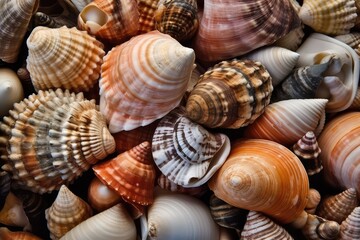 Beautiful seashells for background
