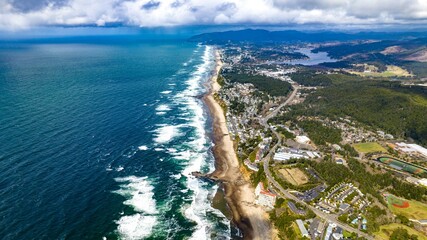 Ocean view in Lincoln City, Oregon