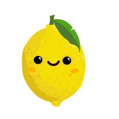  Cute kawaii lemon fruit