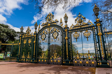 Porte des enfants du Rhône du Parc de la Tête d'Or de Lyon - 588046408
