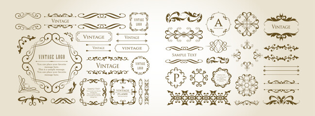 Fashionable frame. Design template. A set of gorgeous foreheads.