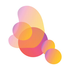 Abstract vector shape for text. Dynamic colorful irregular banner isolated on white background. Technicolor templates for infographics, presentation, flyer, and website.