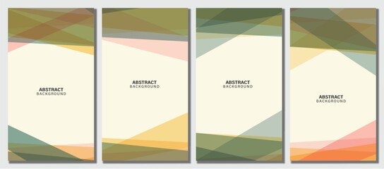 Fototapeta premium Abstract modern template set background. Abstract background.