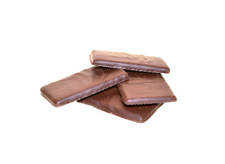 chocolate isolated on white background